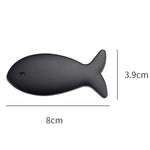 Adesivo in metallo decorativo per auto a forma di pesce 9x4 cm