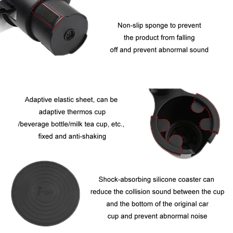 Supporto auto portabicchieri girevole 360° per smartphone