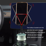 Supporto auto portabicchieri girevole 360° per smartphone