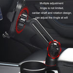Supporto auto portabicchieri girevole 360° per smartphone