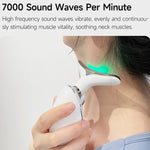 Massaggiatore elettrico viso e collo con calore 45°C