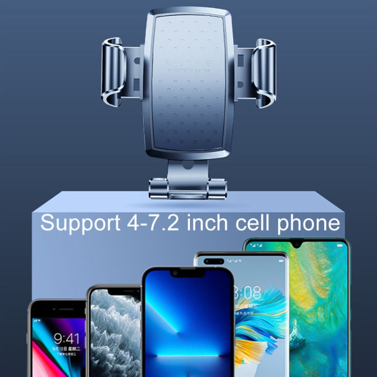 Ventosa auto SHUNWEI SD-1132B con staffa per smartphone 4-7,2"
