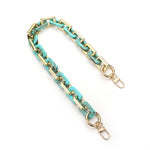 Catena per borsa in resina acrilica tartarugata 40-120 cm