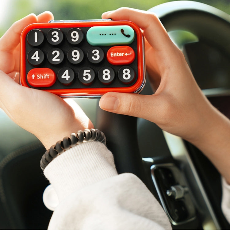 Scheda parcheggio temporaneo per auto con tastiera meccanica