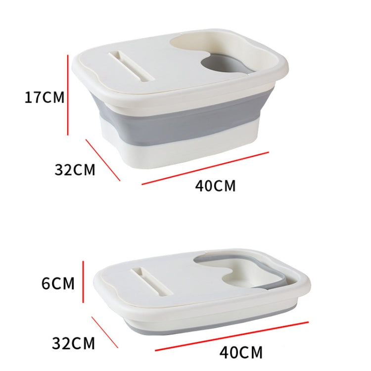 Lavabo pieghevole per pediluvio 15 litri in TPE