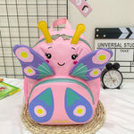Zaino per bambini con farfalla cartone animato 23x26x11 cm