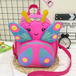 Zaino per bambini con farfalla cartone animato 23x26x11 cm
