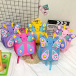Zaino per bambini con farfalla cartone animato 23x26x11 cm