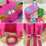 Zaino per bambini con farfalla cartone animato 23x26x11 cm