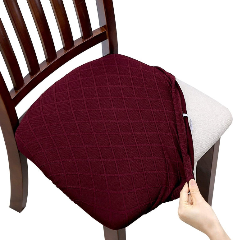 Fodera impermeabile per cuscino sedia jacquard scozzese
