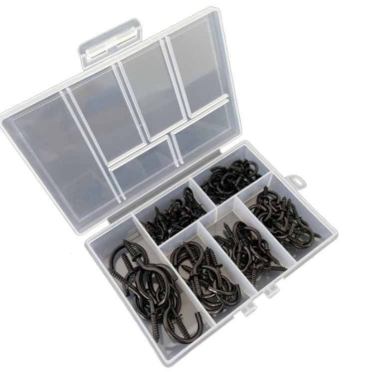 Set 75 ganci da soffitto da avvitare in ferro