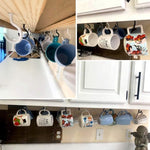 Set 75 ganci da soffitto da avvitare in ferro