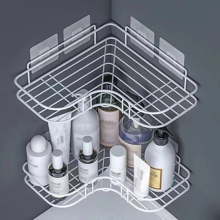 Staffa multifunzionale per rack bagno senza perforazione
