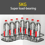 Staffa multifunzionale per rack bagno senza perforazione