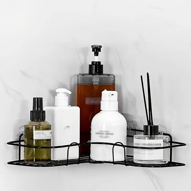Staffa multifunzionale per rack bagno senza perforazione