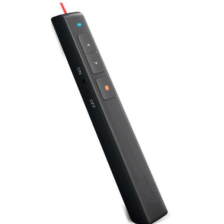 Deli Clicker USB 2,4 GHz con luce rossa per presentazioni
