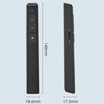 Deli Clicker USB 2,4 GHz con luce rossa per presentazioni