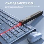 Deli Clicker USB 2,4 GHz con luce rossa per presentazioni