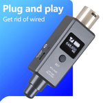 Sistema wireless microfono MTU-002 trasmettitore e ricevitore UHF