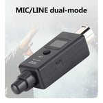 Sistema wireless microfono MTU-002 trasmettitore e ricevitore UHF