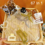 Set accessori per capelli con clip e fascia 111 pezzi