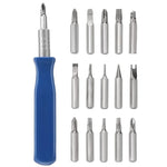 Set cacciaviti 16 in 1 con punte multiple per occhiali