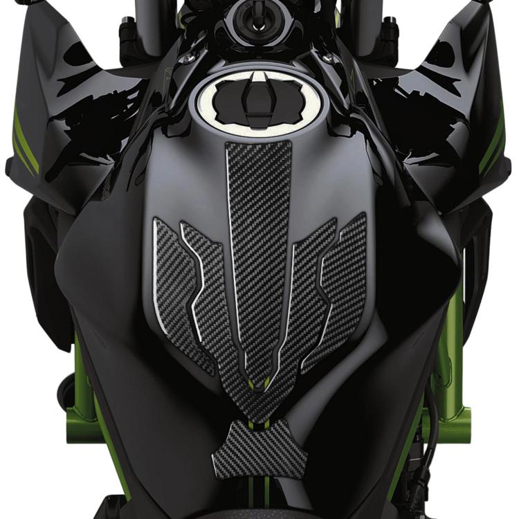 Adesivi per tappo serbatoio carburante per Kawasaki Z650 2024-2025, set da 5 pezzi.