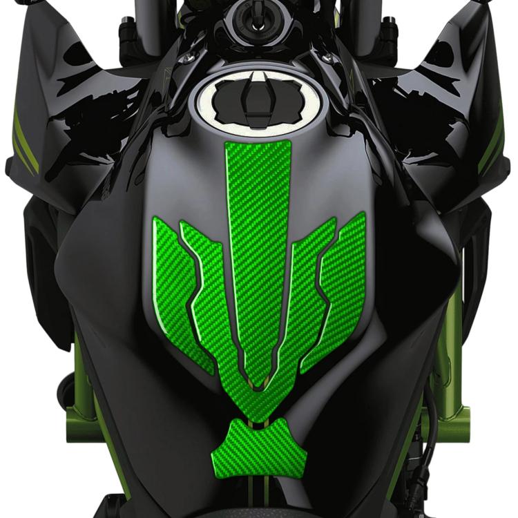 Adesivi per tappo serbatoio carburante per Kawasaki Z650 2024-2025, set da 5 pezzi.