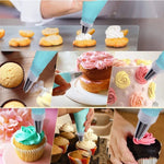 Set ugelli per torta in acciaio inox 15 pezzi