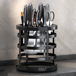 Organizzatore coltelli e bacchette cucina con drenaggio