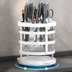 Organizzatore coltelli e bacchette cucina con drenaggio