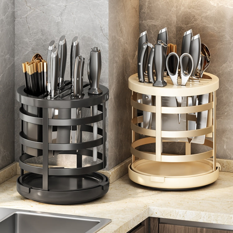Organizzatore coltelli e bacchette cucina con drenaggio