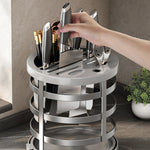 Organizzatore coltelli e bacchette cucina con drenaggio