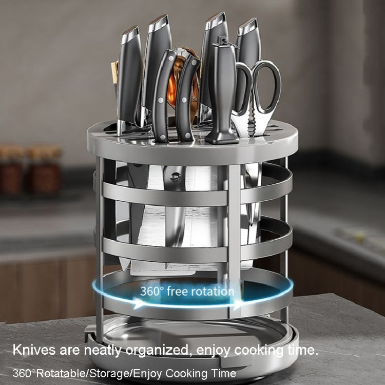 Organizzatore coltelli e bacchette cucina con drenaggio