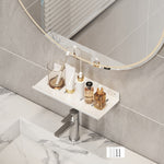 Scaffale per rubinetto bagno in acciaio 30-50 cm