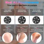 Kit pedicure elettrico impermeabile rimozione calli