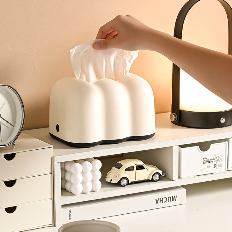 Porta tovaglioli in plastica da parete stile crema