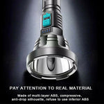 Torcia LED ricaricabile USB luce forte IPX6