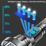 Torcia LED ricaricabile USB luce forte IPX6