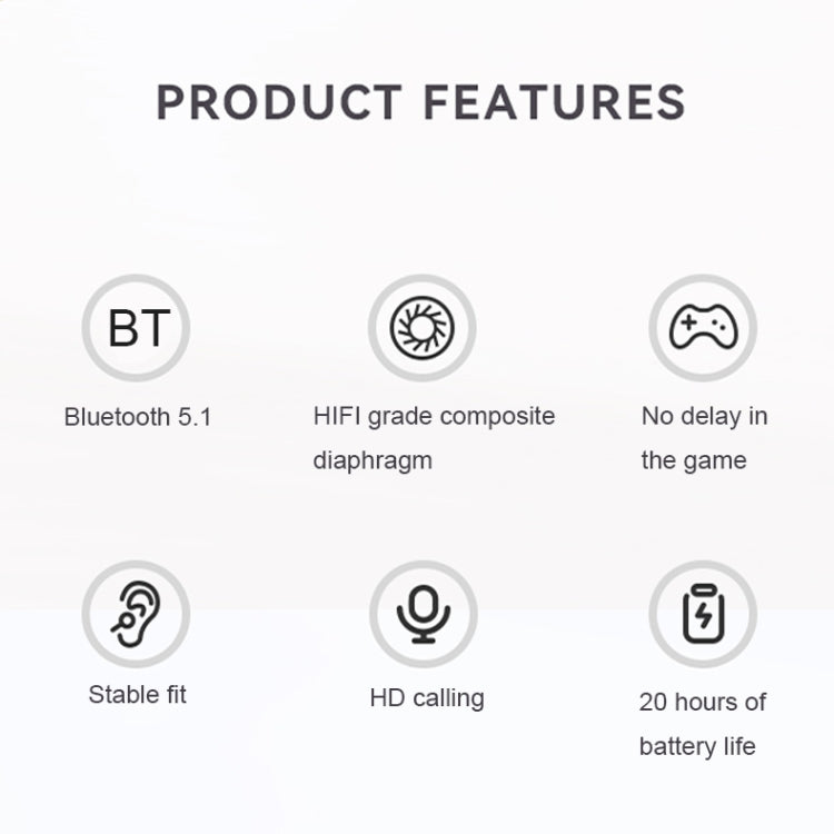 Auricolare Bluetooth wireless con riduzione rumore HiFi