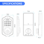 Serratura elettronica intelligente con password e Bluetooth