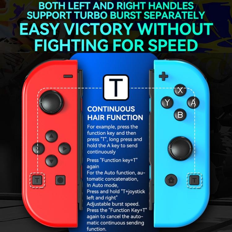 Impugnatura Bluetooth con luci RGB per Nintendo Switch
