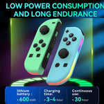 Impugnatura Bluetooth con luci RGB per Nintendo Switch
