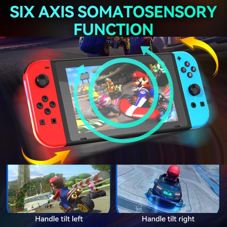 Impugnatura Bluetooth con luci RGB per Nintendo Switch