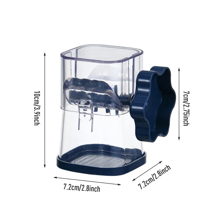 Tritatutto manuale per alimenti in ABS e POM