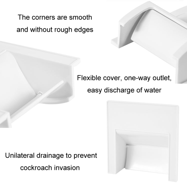 Deflettore anti-zanzara per bagno WC in ABS