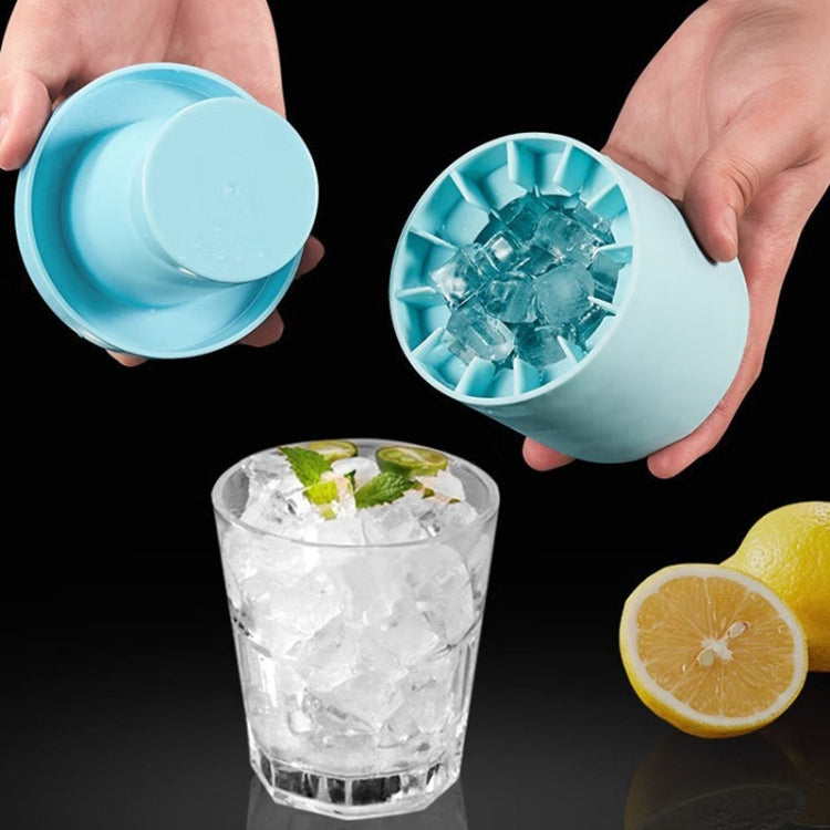 Stampo cilindrico silicone per cubetti di ghiaccio 60 pezzi