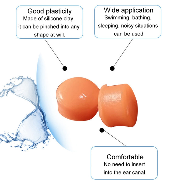 Tappi per orecchie impermeabili in silicone per bambini