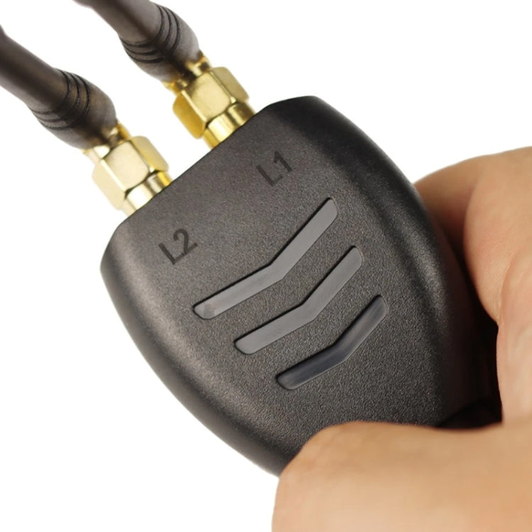 Emittente disturbo GPS per auto doppia testa 12-24V 1m