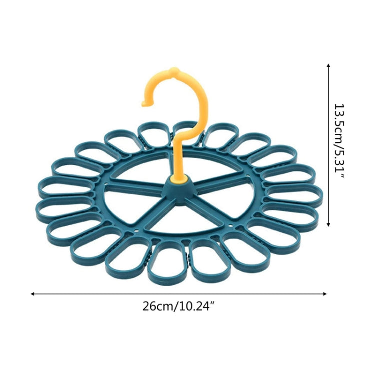 Appendiabiti ruotabile 360° con 20 clip per calzini